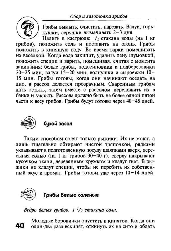 КулЛиб. И. В. Довбенко - Сбор и заготовка грибов. Страница № 40